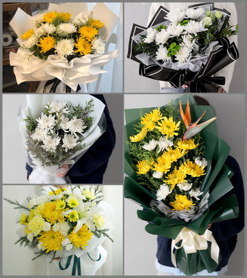 湖南长沙宁乡县沩山乡白事花束代送